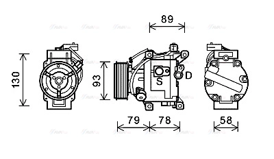 Compressor, air conditioning (TOAK667)