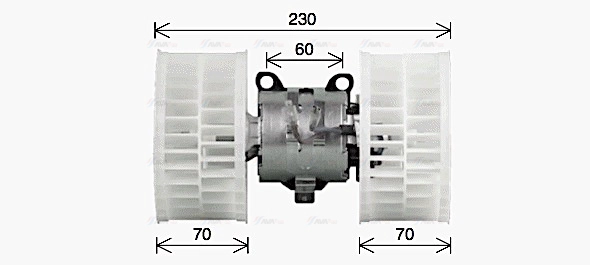 Interior Blower (MS8769)