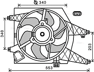 Fan, engine cooling (RT7548)