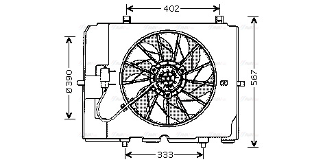 Fan, engine cooling (MS7502)