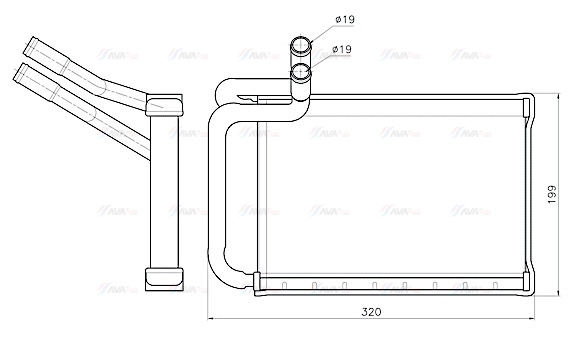 Heat Exchanger, interior heating (HY6603)
