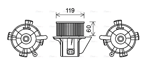 Interior Blower (CN8299)