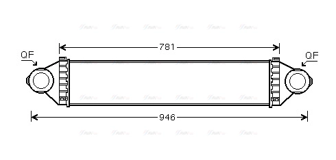 Charge Air Cooler (MSA4368)
