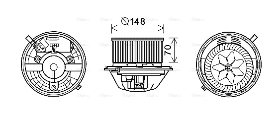 Interior Blower (BW8462)