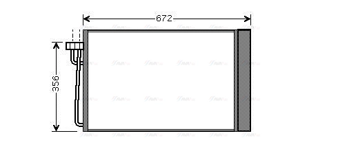 Condenser, air conditioning (BWA5267D)