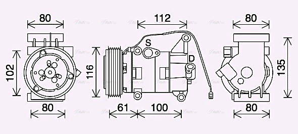 Compressor, air conditioning (MZAK290)