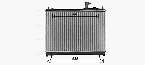 Radiator, engine cooling