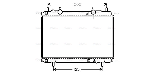 Radiator, engine cooling (FT2167)