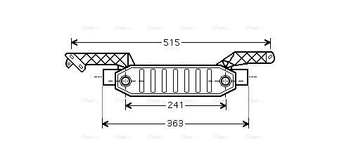 Oil Cooler, engine oil (PE4402)