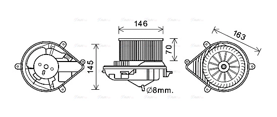 Interior Blower (PE8394)