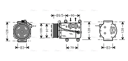 Compressor, air conditioning (FDAK082)
