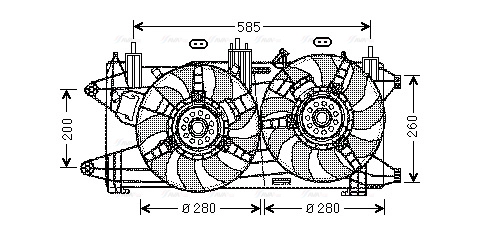 Fan, engine cooling (FT7569)