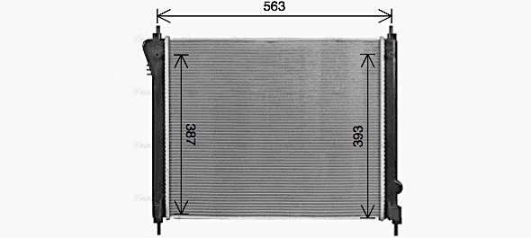 Radiator, engine cooling