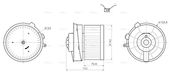 Interior Blower (DN8486)