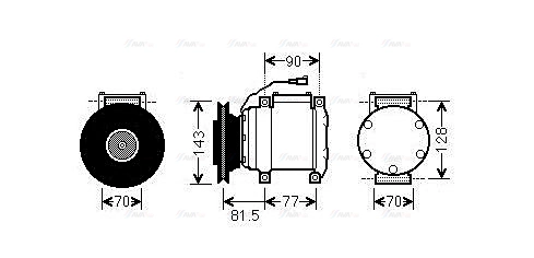 Compressor, air conditioning (MTAK216)