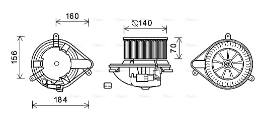 Interior Blower (RT8572)