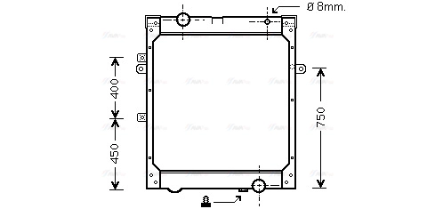 Radiator, engine cooling (MNA2001)
