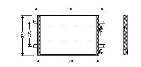 Condenser, air conditioning (VN5153)