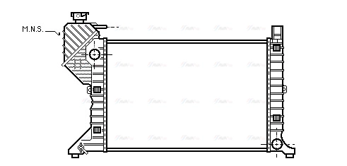 Radiator, engine cooling (MSA2181)