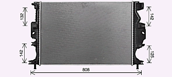 Radiator, engine cooling