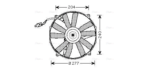 Fan, engine cooling (MS7513)