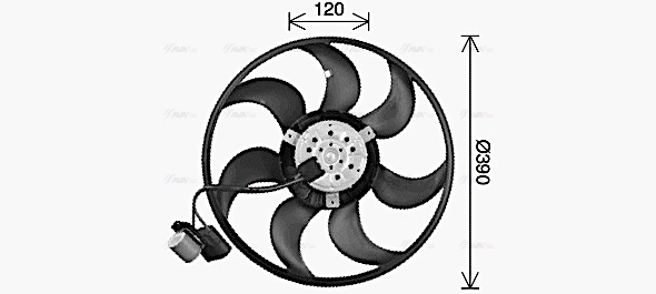 Fan, engine cooling (OL7736)