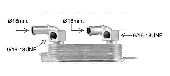 Oil Cooler, automatic transmission