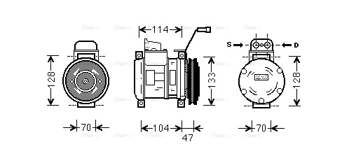 Compressor, air conditioning (MEK189)