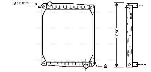 Radiator, engine cooling (SC2012)