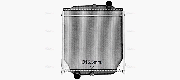 Radiator, engine cooling (VL2104)