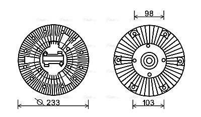 Clutch, radiator fan (IVC111)