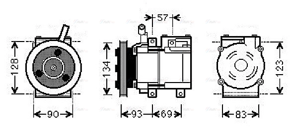 Compressor, air conditioning (HYAK264)