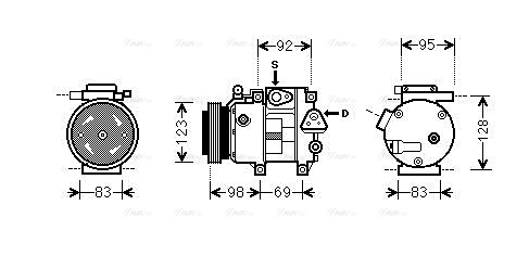 Compressor, air conditioning (HYAK239)