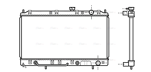 Radiator, engine cooling (MT2143)