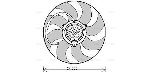 Fan, engine cooling (AI7513)