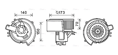 Interior Blower (OL8636)
