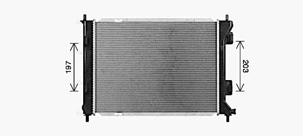 Radiator, engine cooling