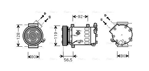 Compressor, air conditioning (CNAK242)
