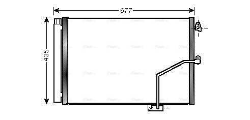 Condenser, air conditioning (MSA5450D)