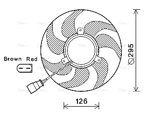 Fan, engine cooling (VN7536)