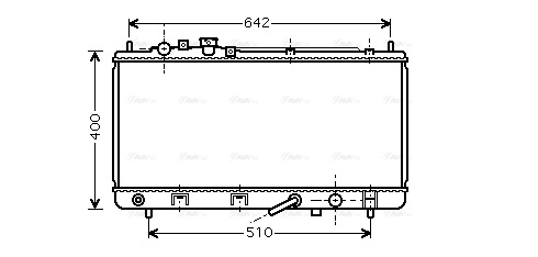 Radiator, engine cooling (MZ2168)
