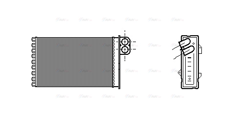 Heat Exchanger, interior heating (CN6191)