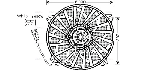Fan, engine cooling (CN7526)