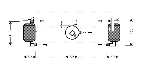 Dryer, air conditioning (PED195)