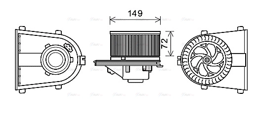 Interior Blower (AI8378)