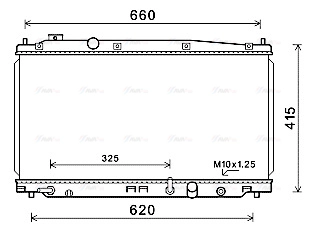 Radiator, engine cooling (HD2277)