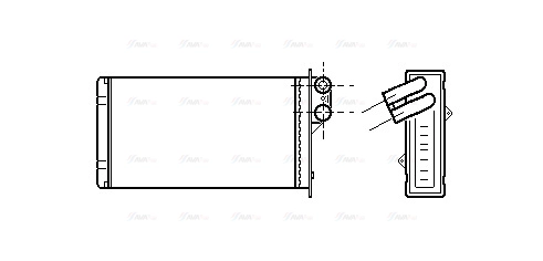 Heat Exchanger, interior heating (PEA6118)