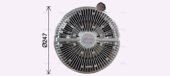 Clutch, radiator fan (REC136)