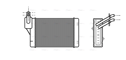 Heat Exchanger, interior heating (VN6069)