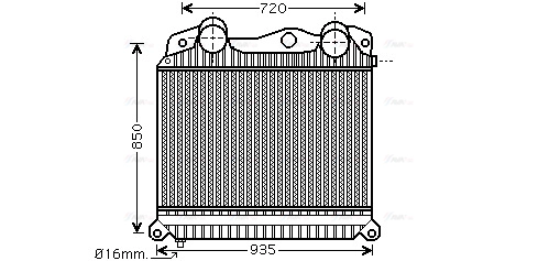 Charge Air Cooler (MN4076)